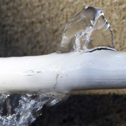 After results of burst pipe cleanup project completed in Houston