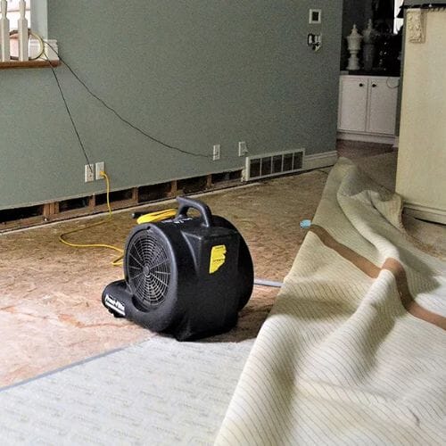 After results of Carpet Water Damage Restoration project completed for a property in Pembroke Pines, FL