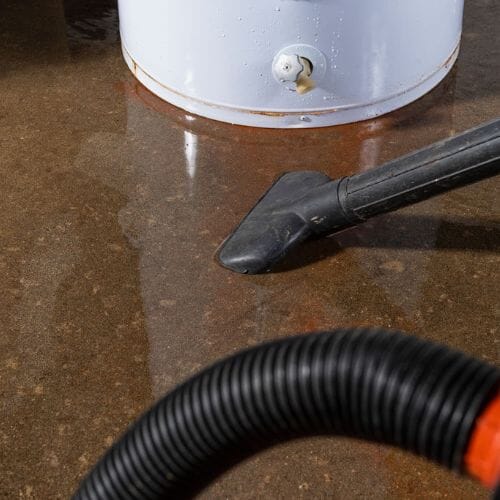 Completed flooded basement restoration for a property in Houston