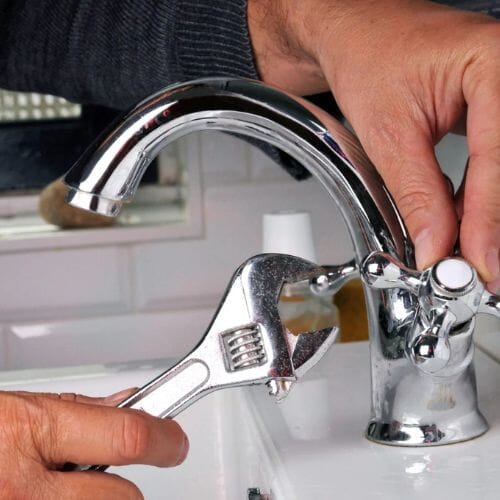Professional leaky faucet and fixtures repair service underway at a property in Pembroke Pines, FL