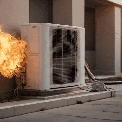 After results of AC fire restoration project completed for a property in Pembroke Pines, FL