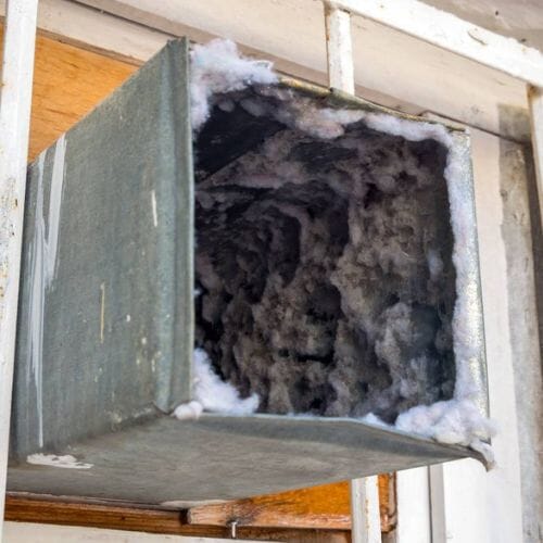 After results of air duct mold removal project completed for a property in Pembroke Pines, FL