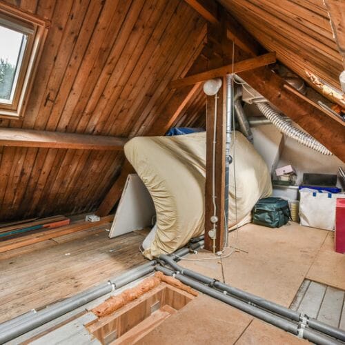 After results of Attic Cleanup & Sanitization project completed for a property in Pembroke Pines, FL