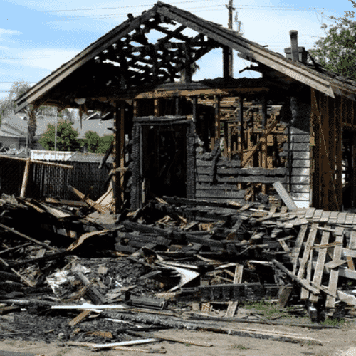 Professional Charred Material Removal service underway at a property in Houston, TX