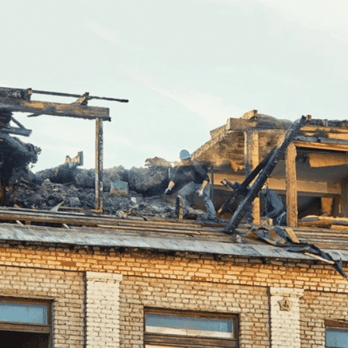 After results of Charred Material Removal project completed for a property in Houston, TX