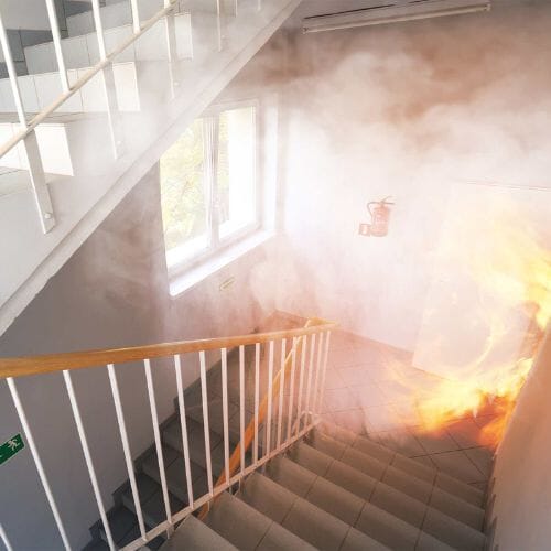 After results of commercial fire and smoke cleanup project completed for a property in Pembroke Pines, FL