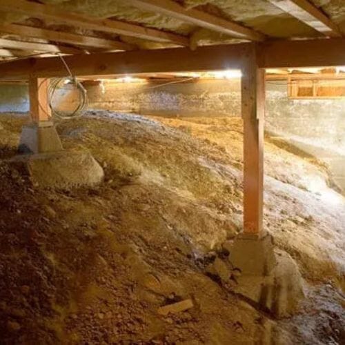 After results of crawlspace cleaning and sanitation project completed for a property in Pembroke Pines, FL