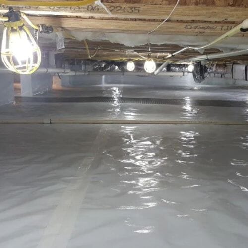 Professional Crawlspace Encapsulation service underway at a property in Pembroke Pines, FL