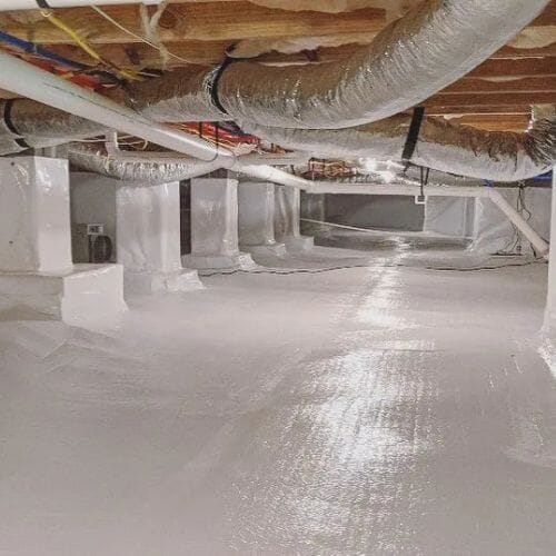 After results of Crawlspace Encapsulation project completed for a property in Pembroke Pines, FL