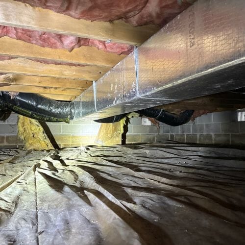 After results of Crawlspace Vent Sealing & Conditioning project completed for a property in Pembroke Pines, FL