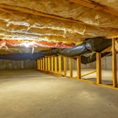 After results of crawlspace water damage cleanup project completed for a property in Pembroke Pines, FL