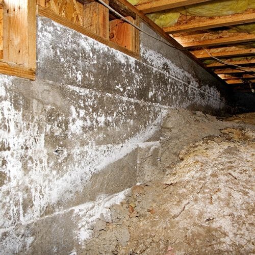 After results of crawlspace water extraction project completed for a property in Pembroke Pines, FL