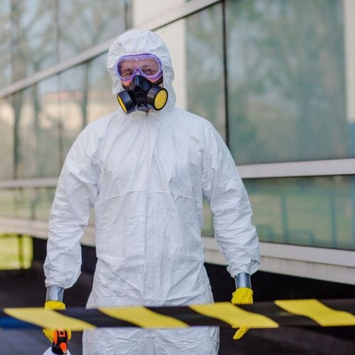 Professional Crime Scene Cleanup service underway at a property in Pembroke Pines, FL
