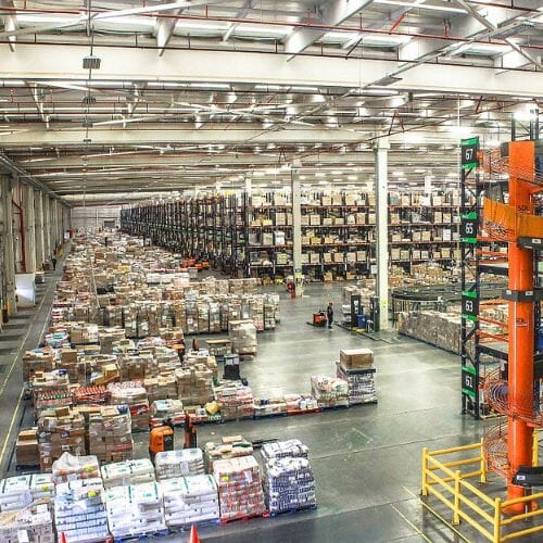After results of Distribution Center Damage Restoration project completed for a property in Pembroke Pines, FL