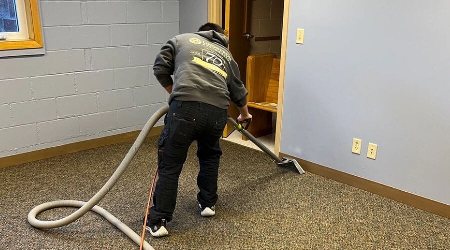 Professional emergency restoration service underway at a property in Amistad