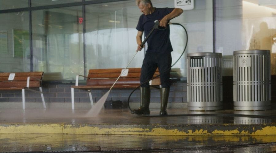 After results of emergency sewage cleanup project completed for a property in Baytown, TX