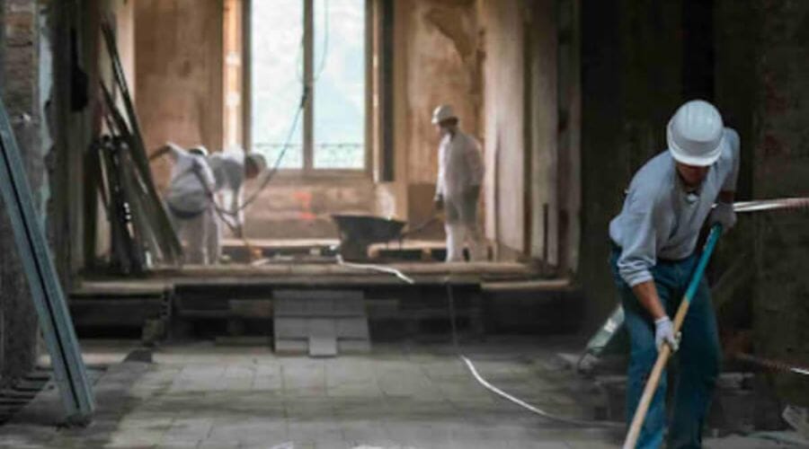 Professional fire damage restoration service underway at a property in Benbrook