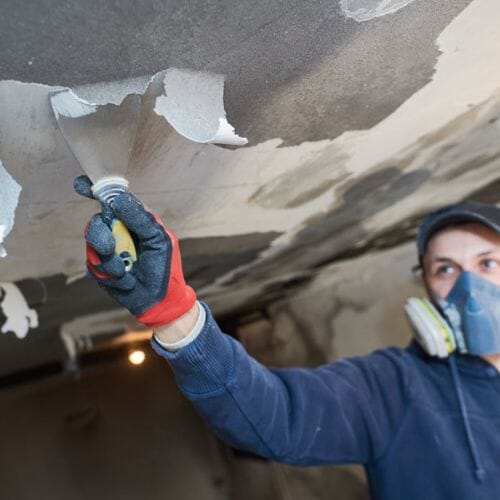 Professional fire-damaged contents cleaning service underway at a property in Houston