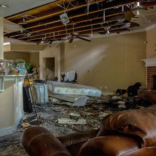 Results after fire damage contents cleaning for a property in Houston