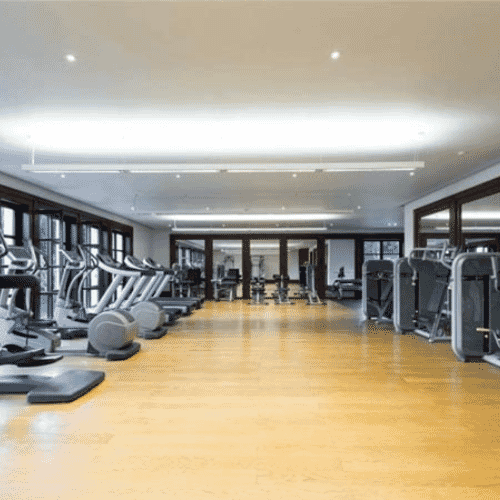 After results of Fitness Center Damage Restoration project completed for a property in Pembroke Pines, FL