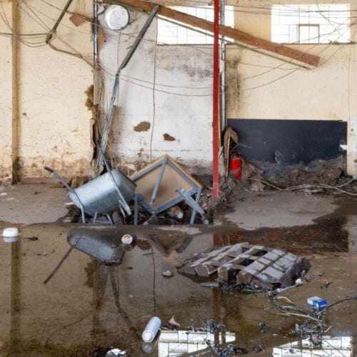 After results of flood damage cleanup project completed for a property in Pembroke Pines, FL