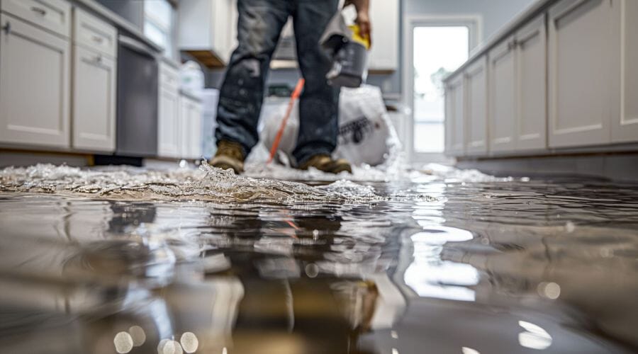 After results of floodwater contamination cleanup project completed for a property in Airport Road Addition