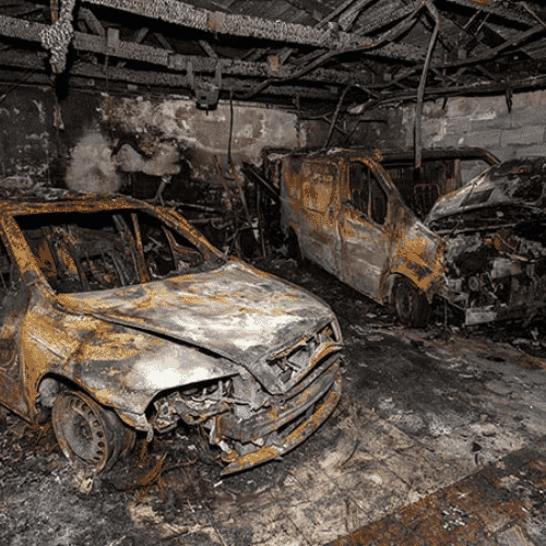 After results of Garage Fire Cleanup project completed for a property in Pembroke Pines, FL