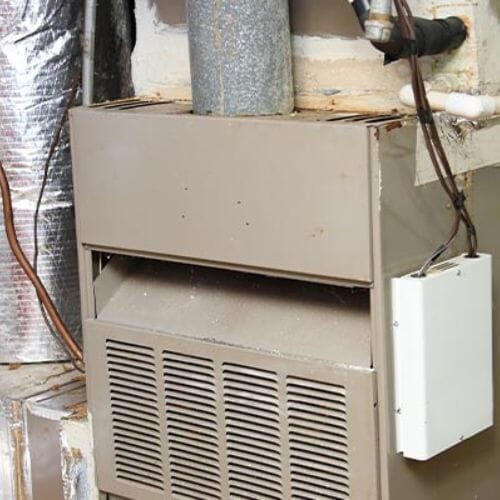 Professional Heating Equipment Fire Restoration service underway at a property in Houston