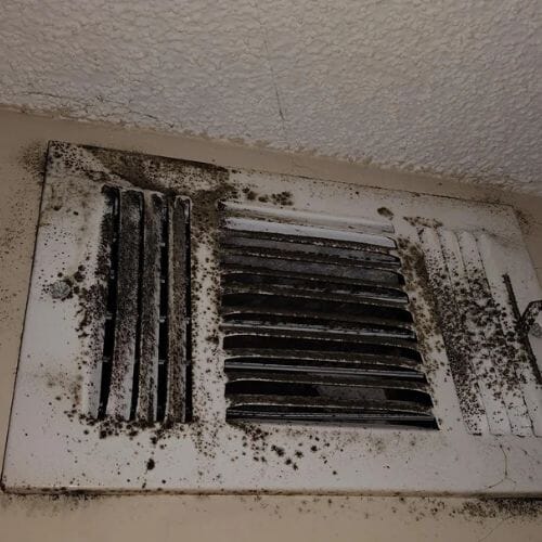 After results of HVAC mold remediation project completed for a property in Pembroke Pines, FL