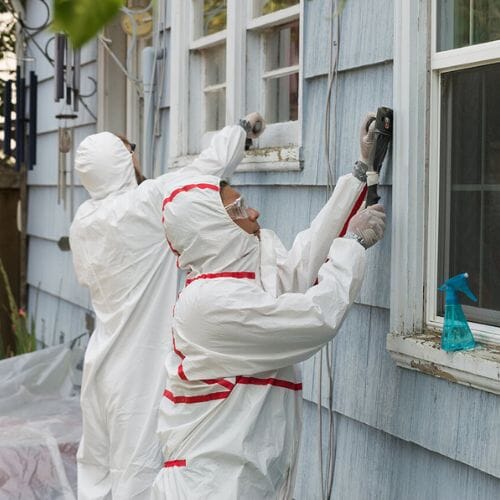 After results of lead paint removal project completed for a property in Houston