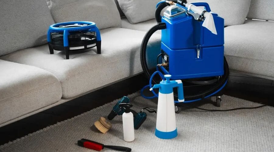 Professional mold odor removal service underway at a property in Anson, TX