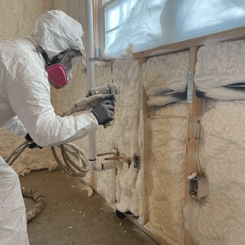 Professional mold prevention coatings service underway at a property in Pembroke Pines, FL