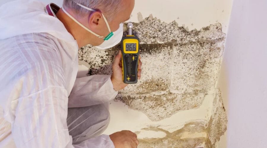 After results of mold testing project completed for a property in Ackerly, TX