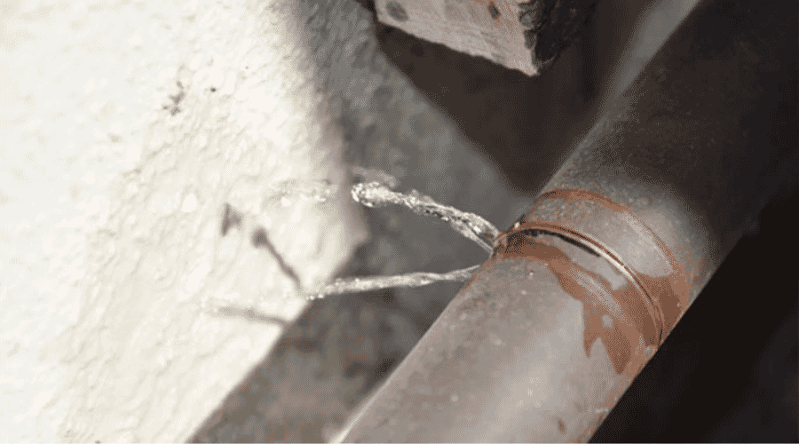 Professional pipe leak cleanup service underway at a property in Asherton, TX