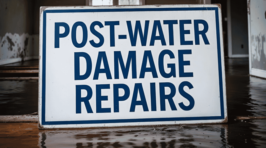 Successful completion of post-water damage repairs in a property in Benjamin, TX