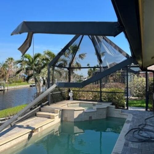 After results of resort damage restoration project completed for a property in Pembroke Pines, FL