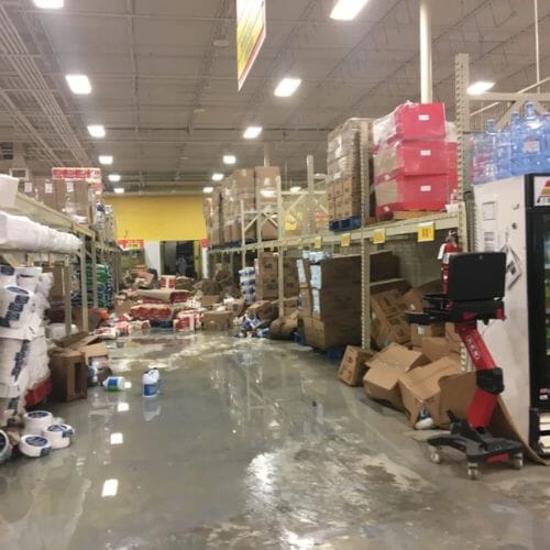 After results of retail store damage restoration project completed for a property in Hialeah, FL