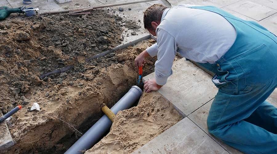 After results of sewage removal project completed for a property in Ames, TX