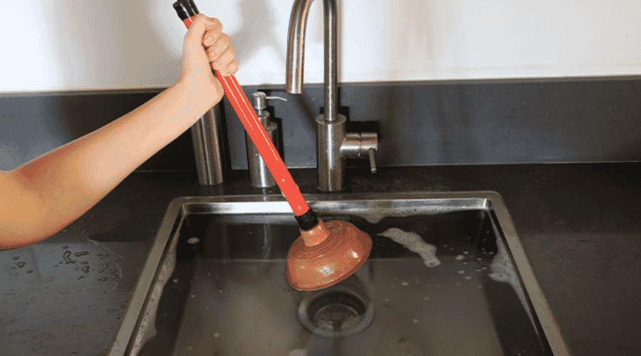 After results of sink overflow cleanup project completed for a property in Big Spring, TX