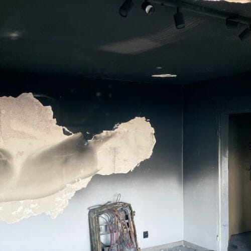 Professional Smoke Damage Sanitation service underway at a property in Pembroke Pines, FL