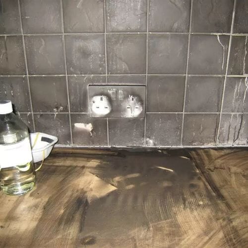 Professional soot damage removal service underway at a property in Pembroke Pines, FL