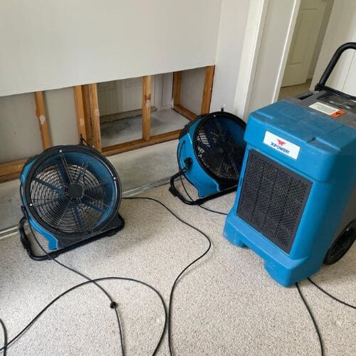 After results of Structural Drying and Dehumidification project completed for a property in Pembroke Pines, FL