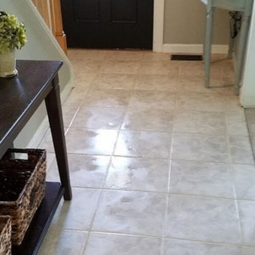 After results of Tile And Grout Water Damage Cleanup Pembroke Pines, FL project completed for a property in Pembroke Pines, FL