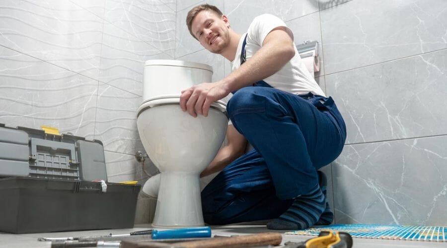 After results of toilet sewage cleanup project completed for a property in Bailey, TX