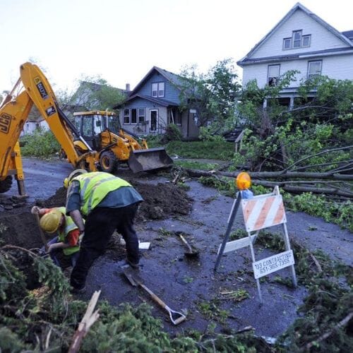 After results of Tornado Damage Cleanup Pembroke Pines, FL project completed for a property in Pembroke Pines, FL