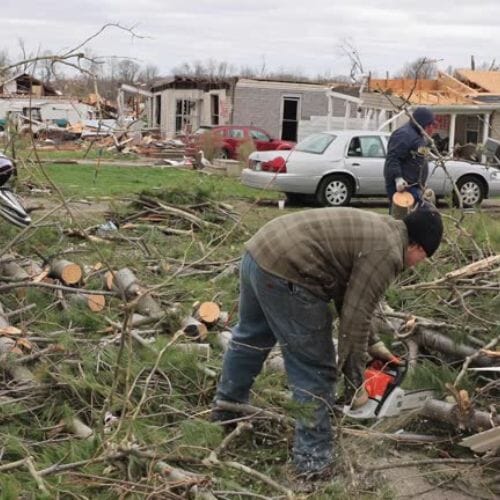 Professional Tornado Damage Cleanup Pembroke Pines, FL service underway at a property in Pembroke Pines, FL