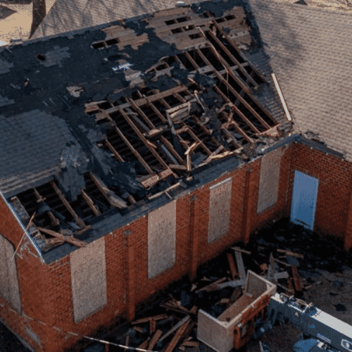 Professional Townhouse Damage Restoration service underway at a property in Pembroke Pines, FL