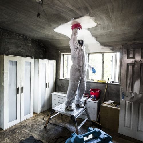 Professional Vehicle Cleanup After Flood & Fire service underway at a property in Pembroke Pines, FL
