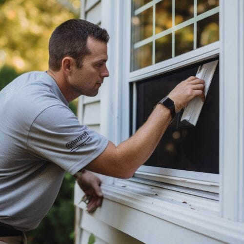Professional window replacement service underway at a property in Pembroke Pines, FL